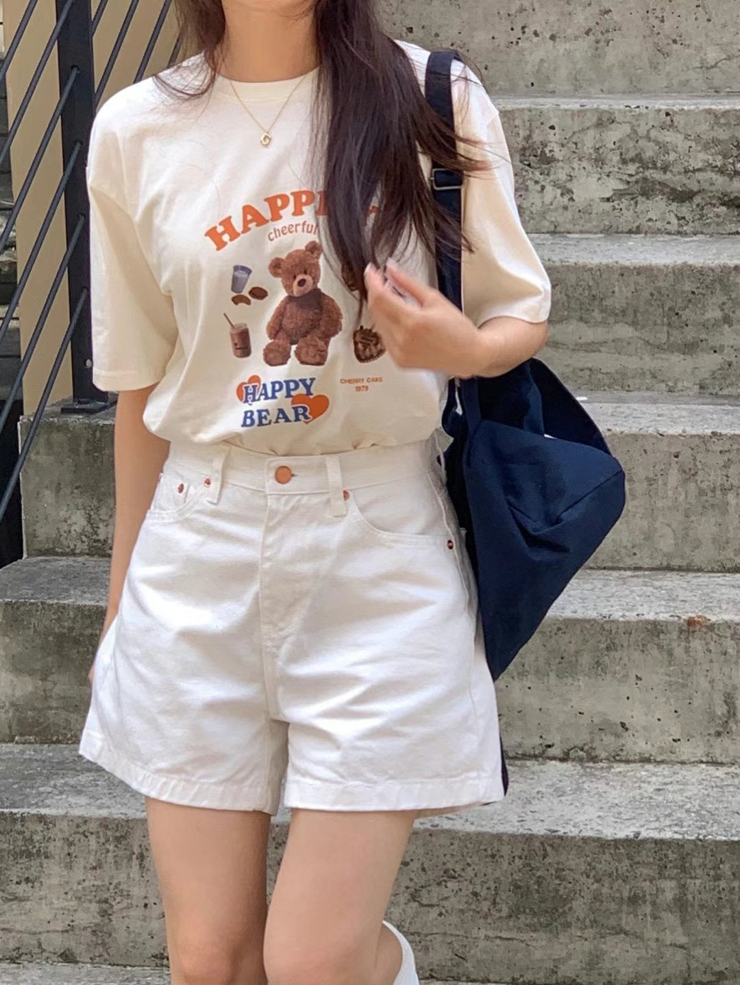 Bear oversized tee