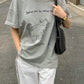 Q爆🐶線條狗狗Oversized tee