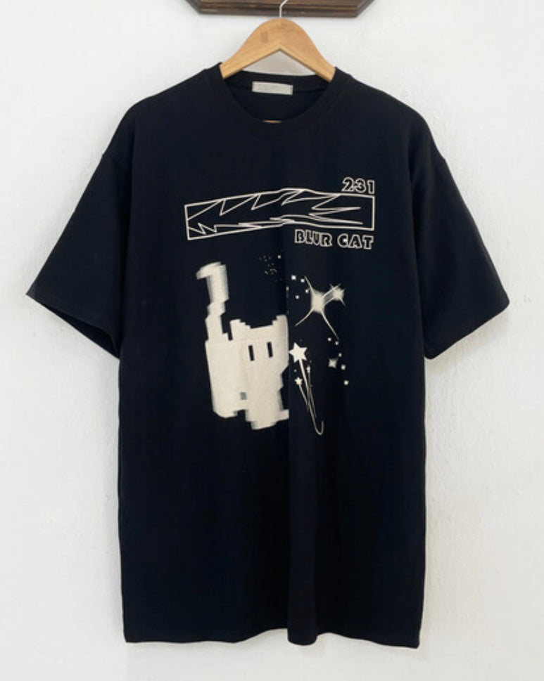 Y2k貓貓oversized tee🐱