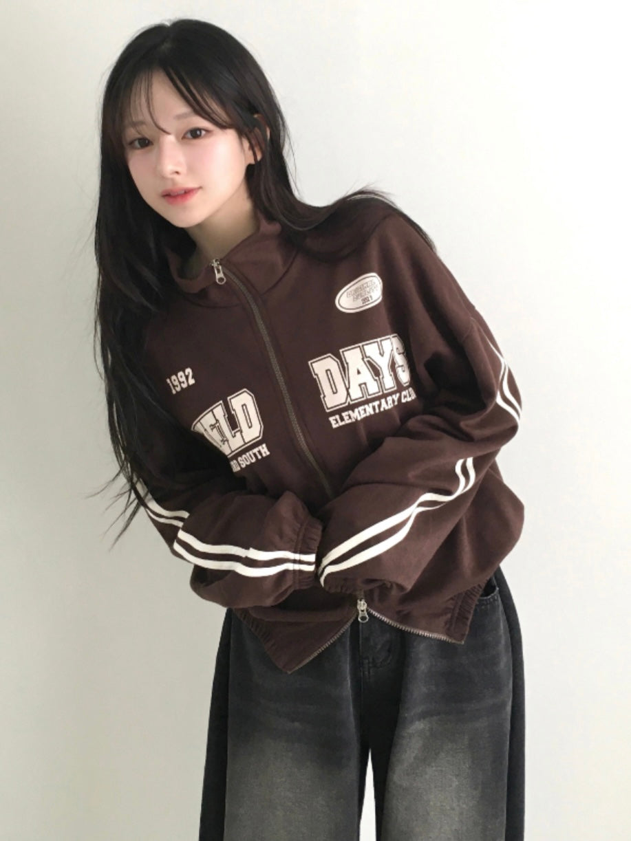 Two way track jacket