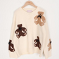 Teddy bear&Ribbon Cardigan