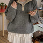 Winter anorak knitwear