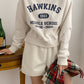 Hawkins 1983 crop hoodie