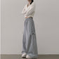 【甜美百搭💫】Cargo cotton wide pants