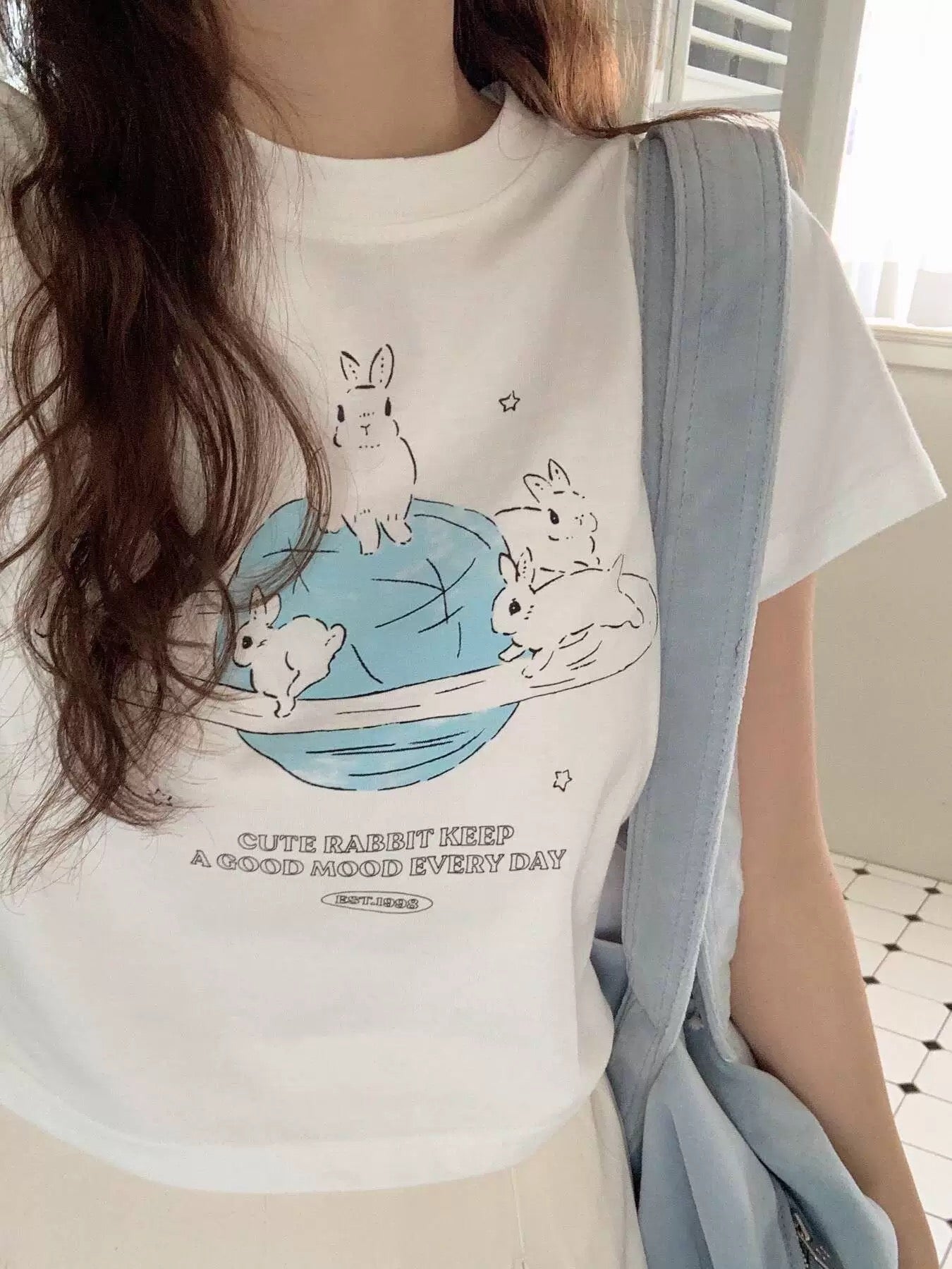 Moonlight rabbit tee