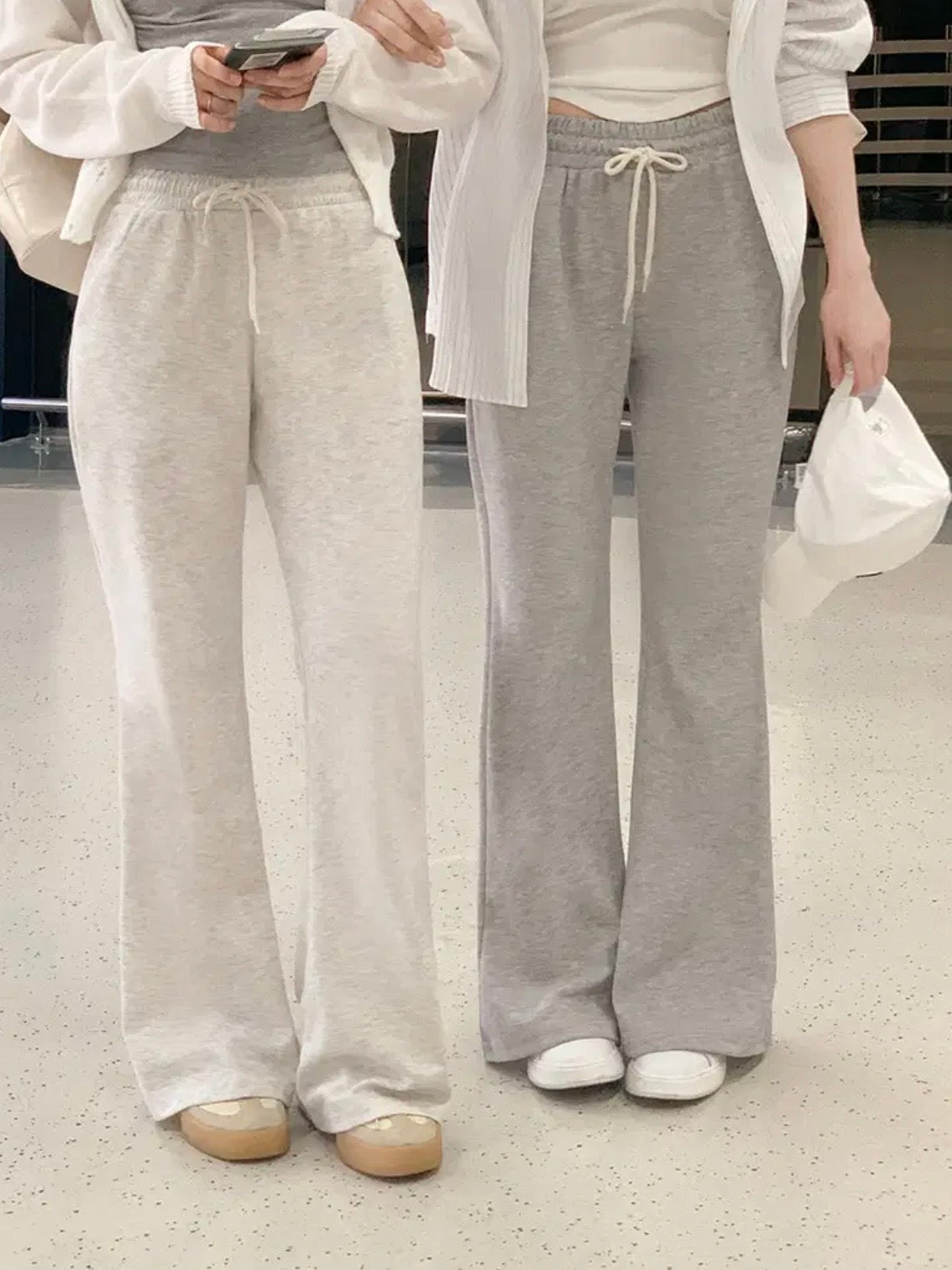 日常必備！棉質微喇叭褲