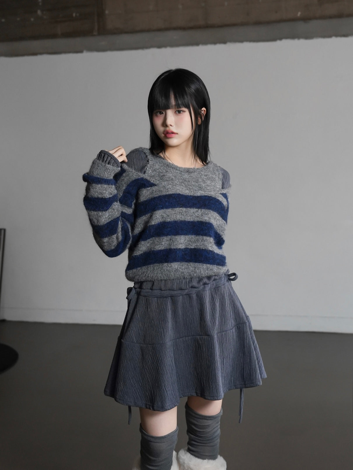 Nund layered striped knitwear