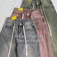 Pigment colour denim pants