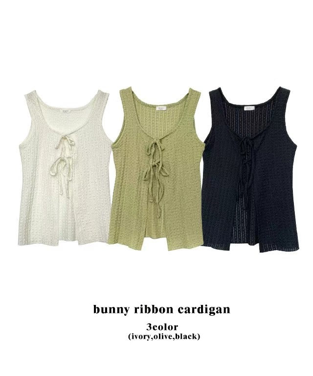 Bunny ribbon cardigan