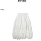 層疊式荷葉邊蛋長裙