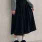 Coduroy long skirts