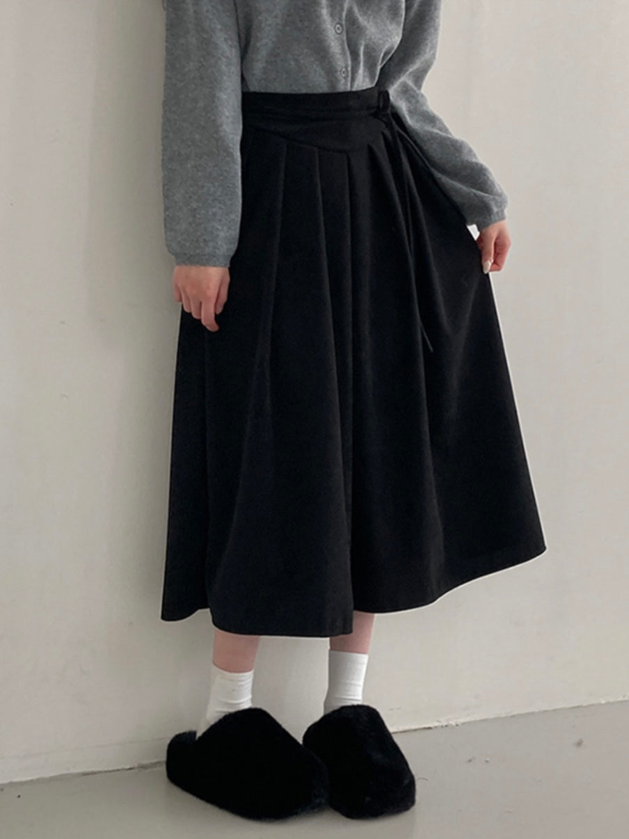 Coduroy long skirts