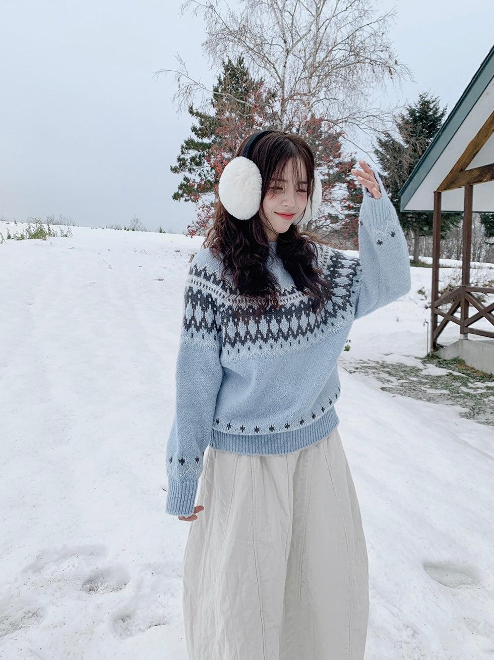 【冬日限定☃️】Snow nordic knit