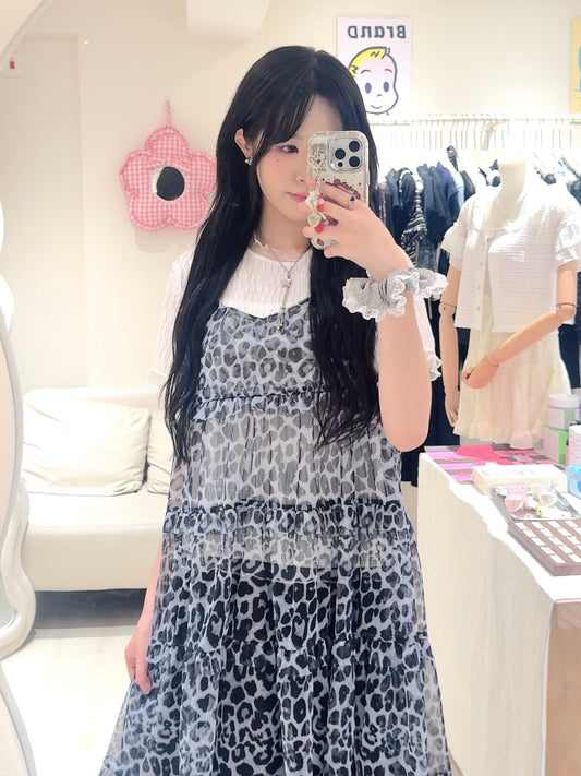 延續豹紋熱潮🐆ᵎᵎ日系罩衫款