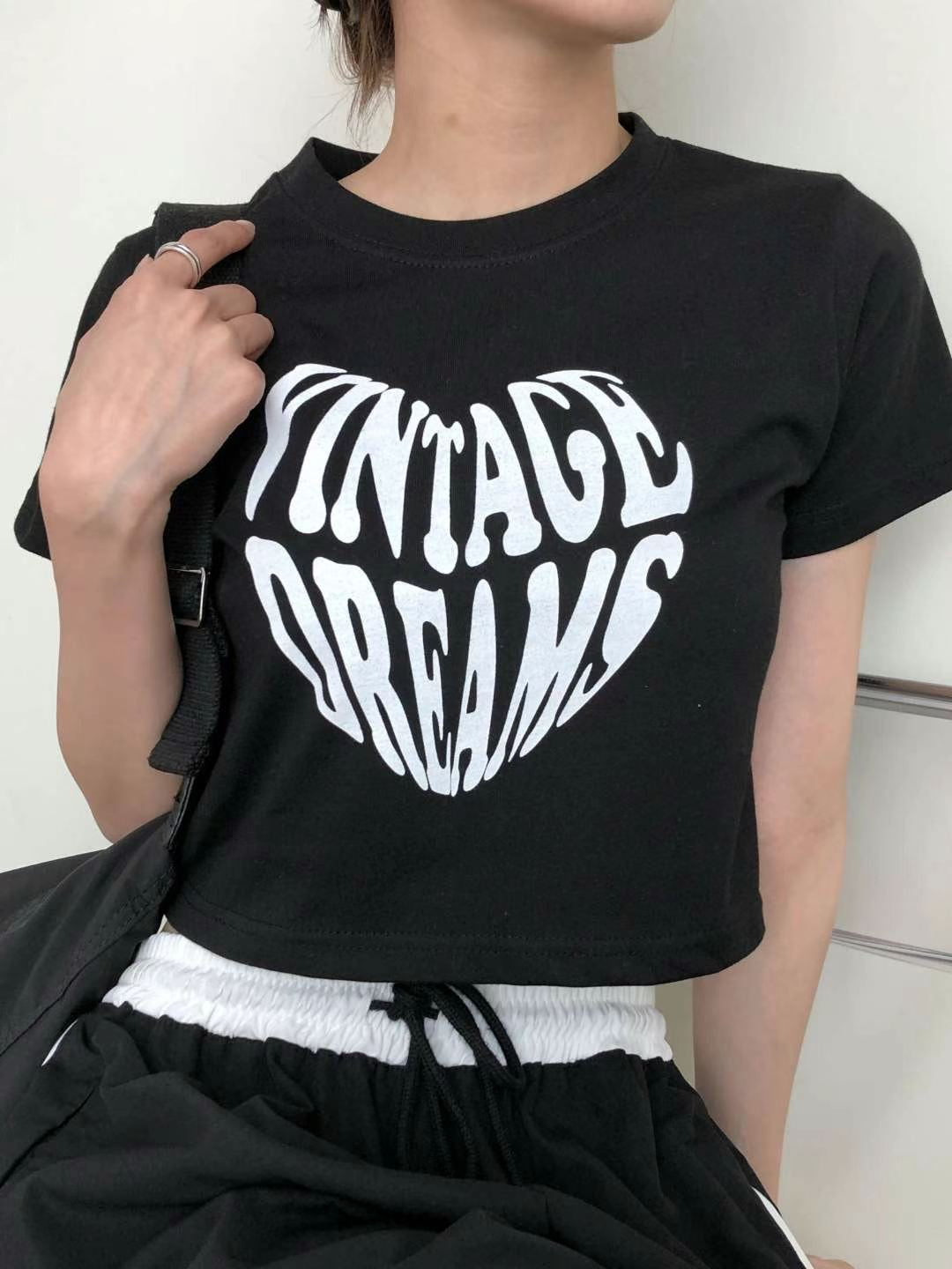 Vintage Dreams Crop Tee