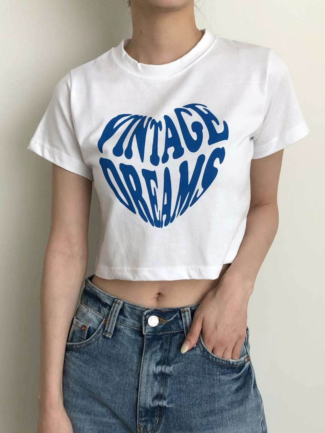 Vintage Dreams Crop Tee