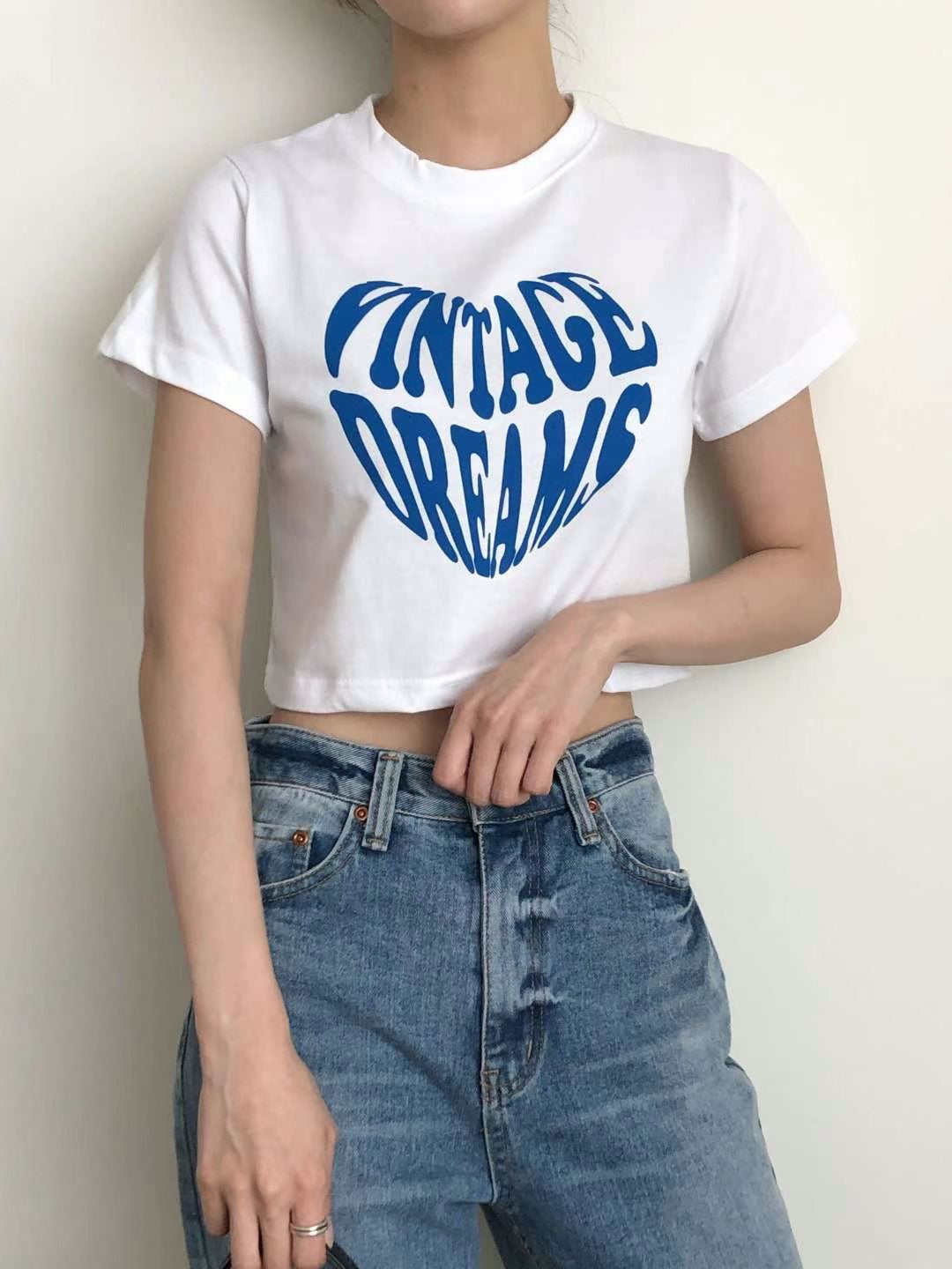 Vintage Dreams Crop Tee