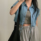 Codel String Denim Shirt