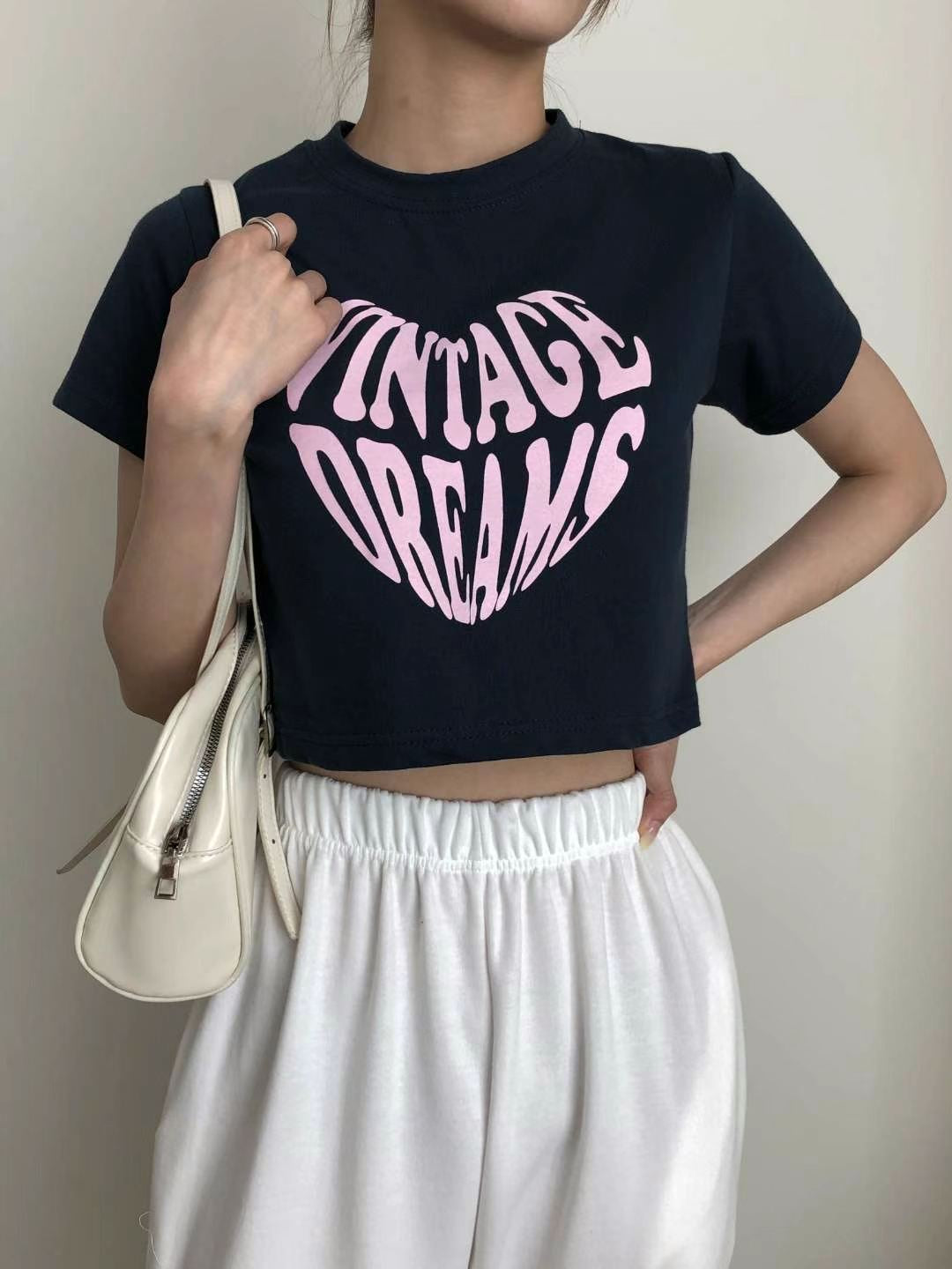 Vintage Dreams Crop Tee