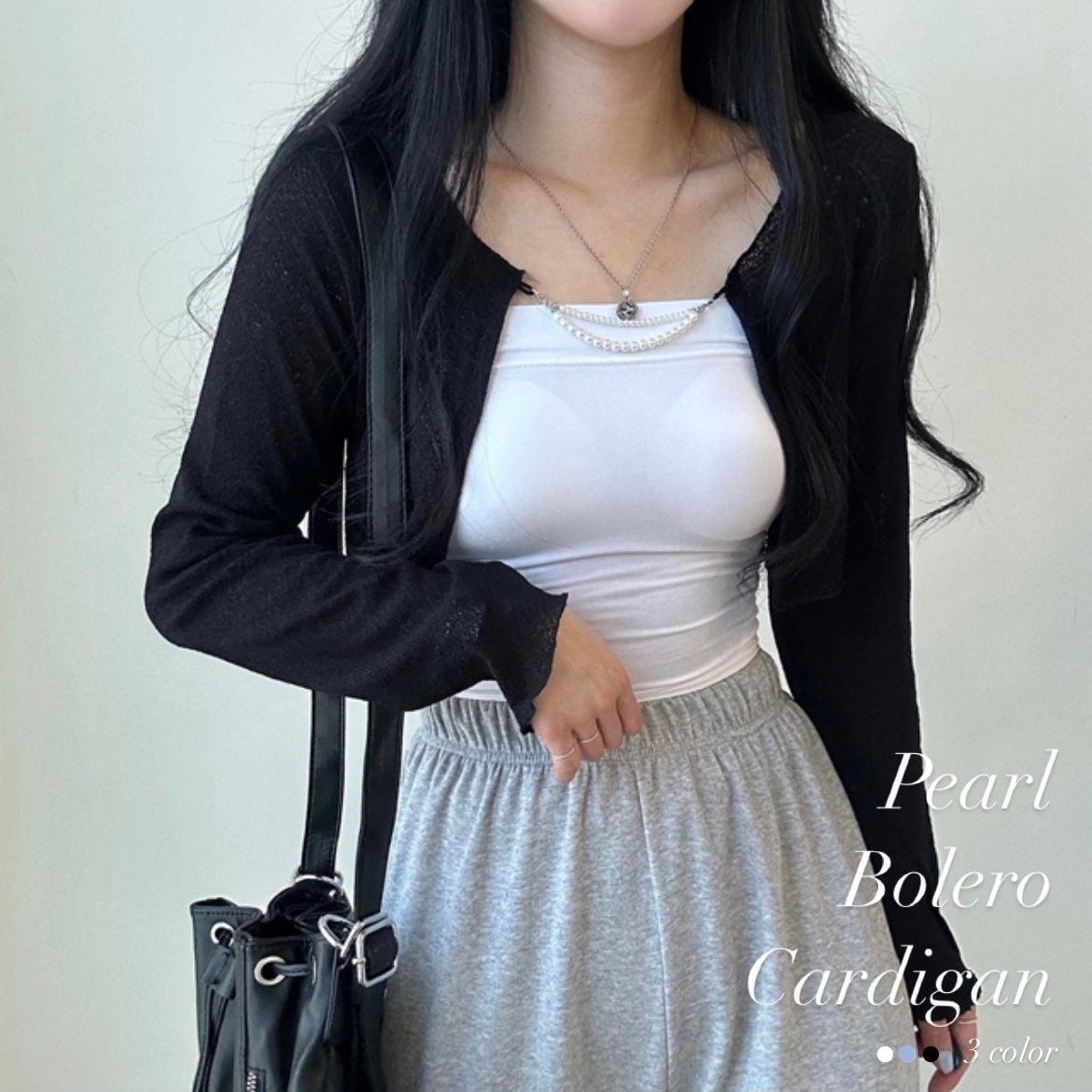 Pearl Bolero Cardigan