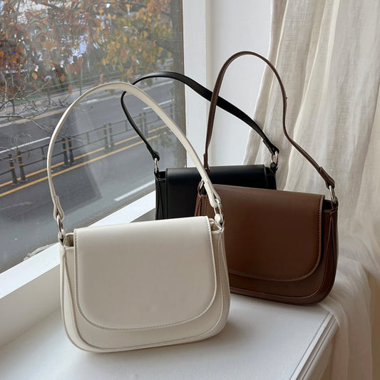 Flap square shoulder and cross bag